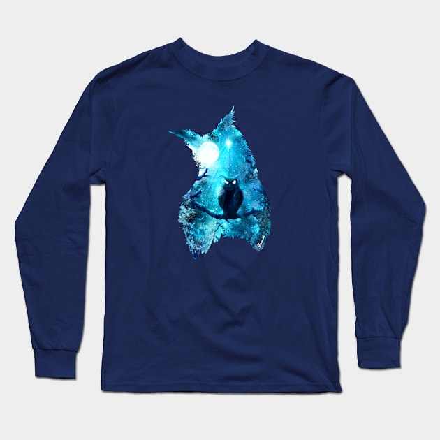 Oracular Owl Long Sleeve T-Shirt by DVerissimo